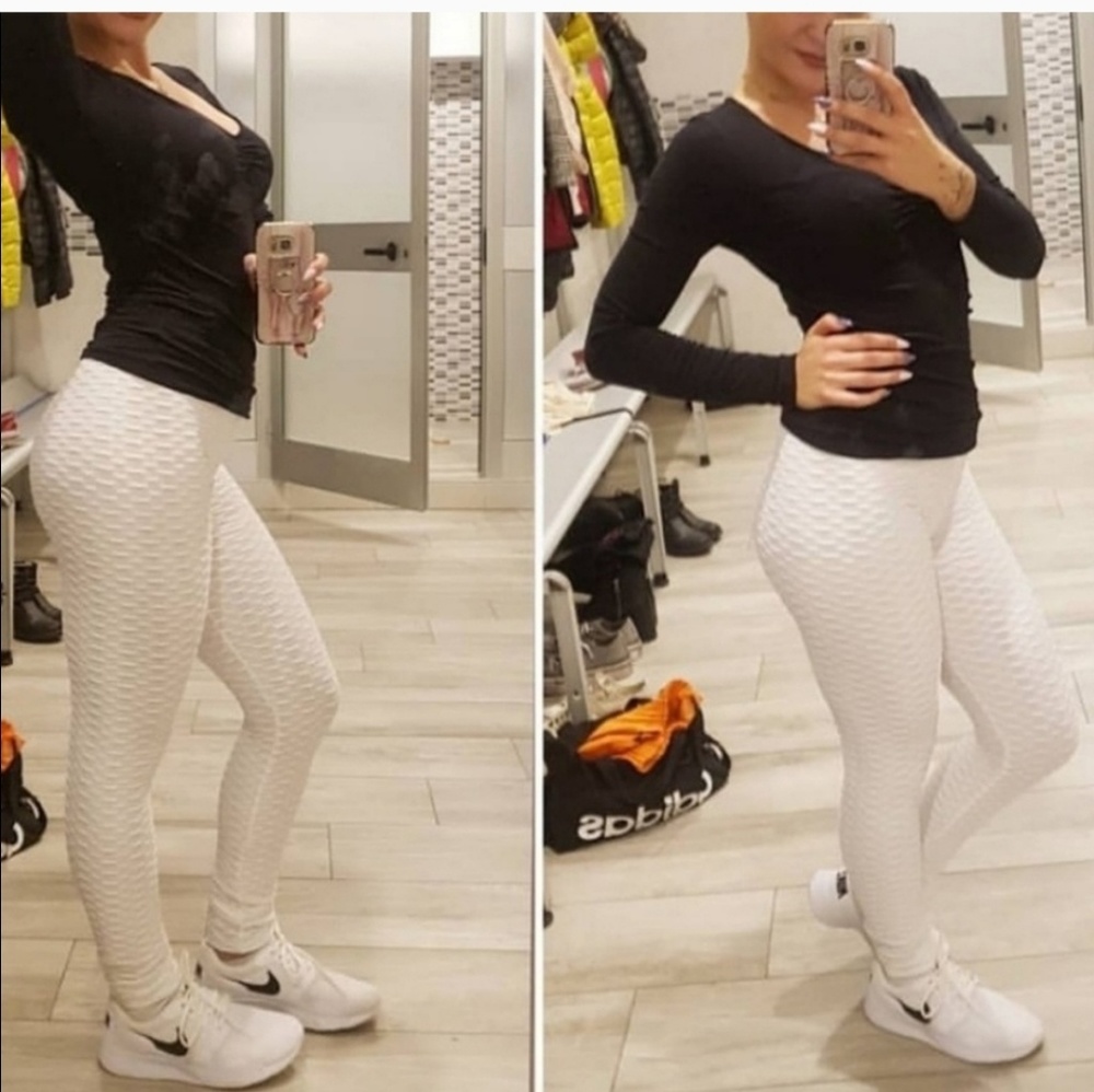 1 left!!!!♡Boutique | Rippled leggings - Picture 5 of 8
